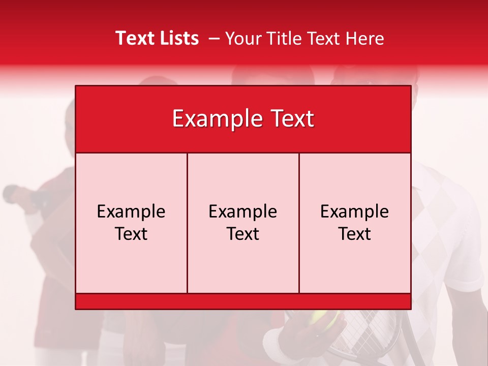 Team Exercise Sportswear PowerPoint Template