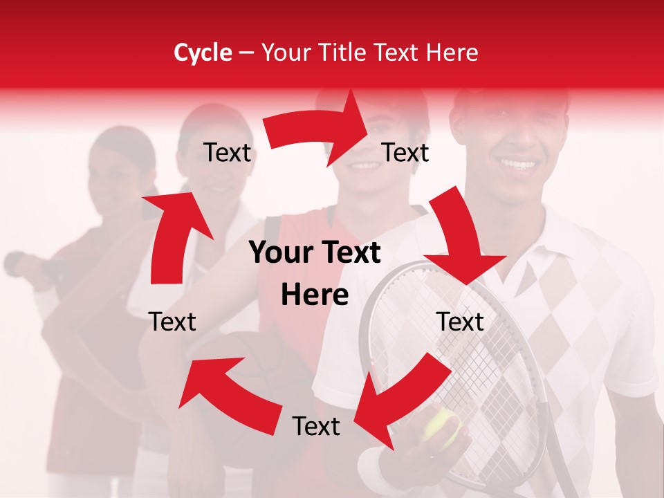 Team Exercise Sportswear PowerPoint Template