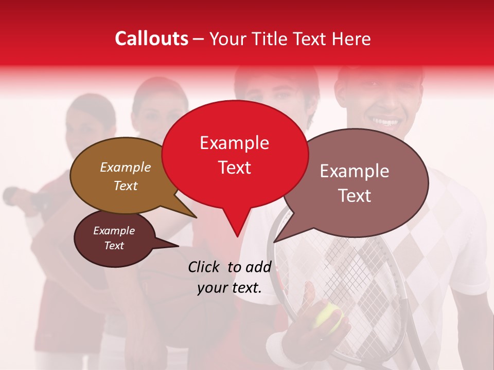 Team Exercise Sportswear PowerPoint Template