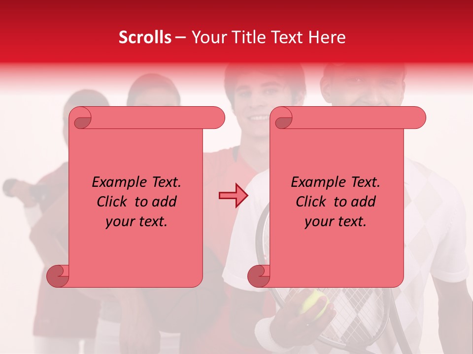 Team Exercise Sportswear PowerPoint Template