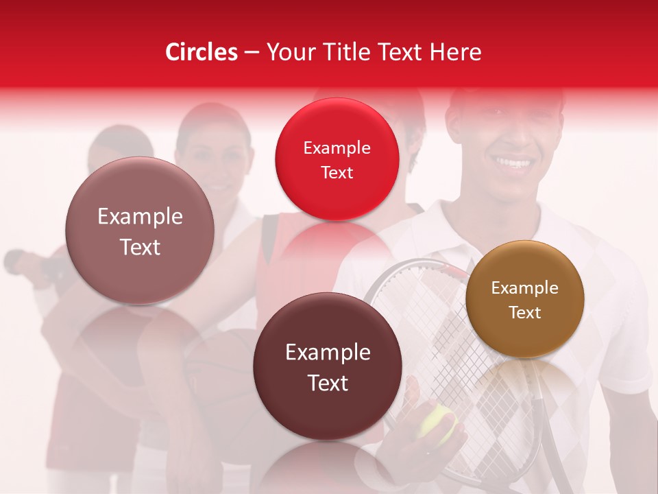 Team Exercise Sportswear PowerPoint Template