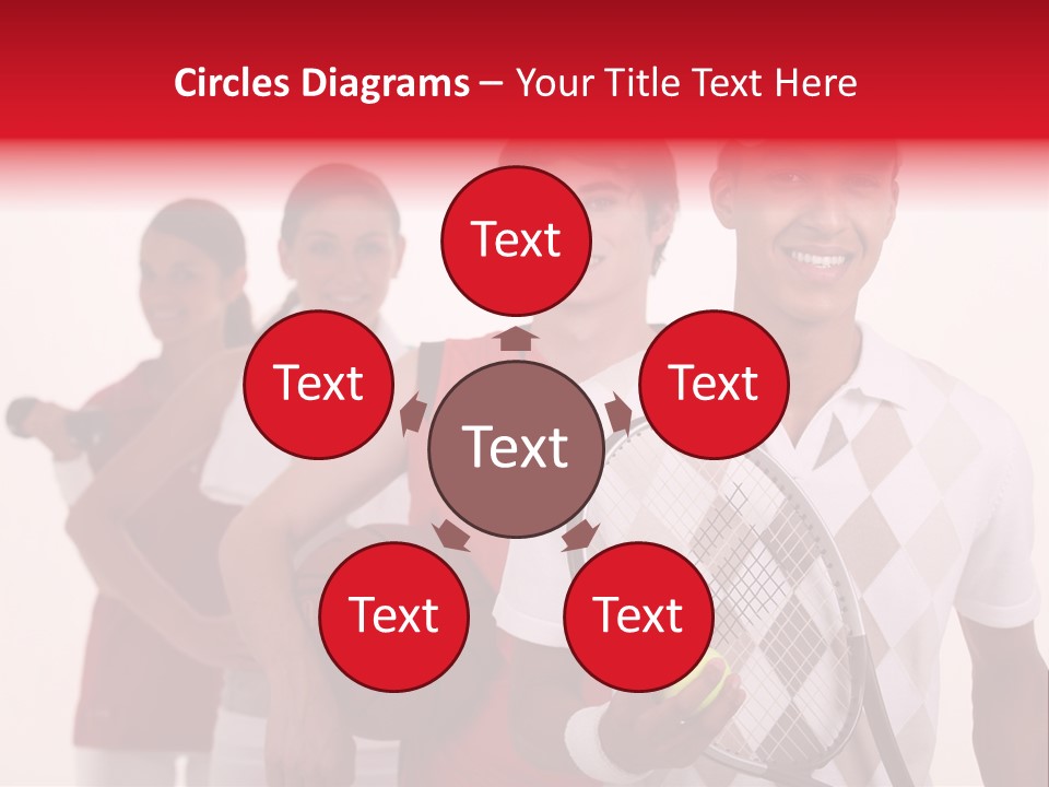 Team Exercise Sportswear PowerPoint Template