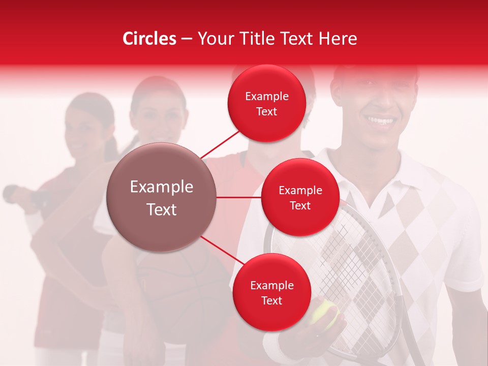 Team Exercise Sportswear PowerPoint Template