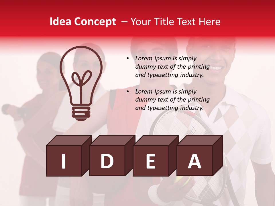 Team Exercise Sportswear PowerPoint Template