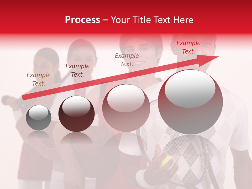 Team Exercise Sportswear PowerPoint Template