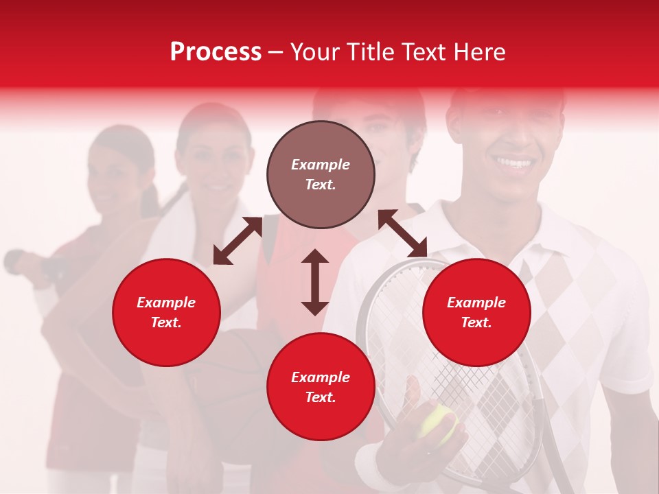 Team Exercise Sportswear PowerPoint Template