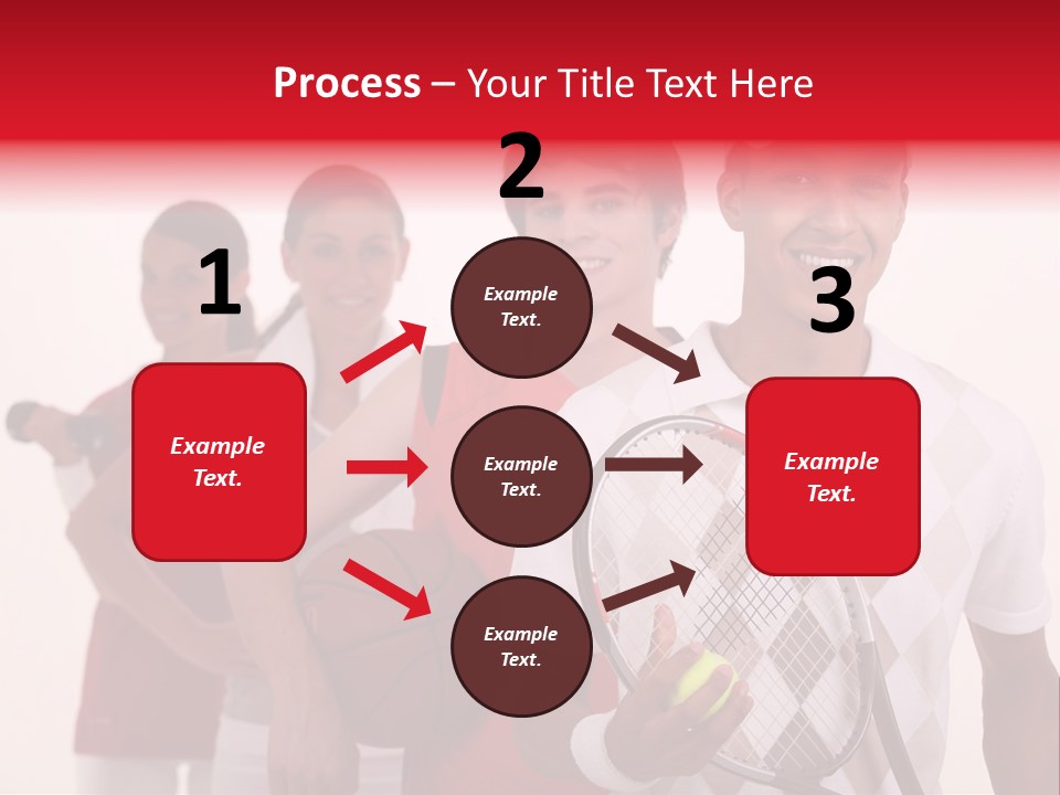 Team Exercise Sportswear PowerPoint Template