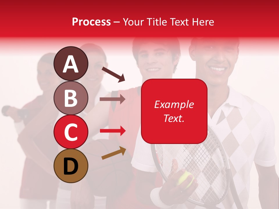 Team Exercise Sportswear PowerPoint Template