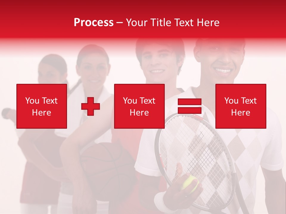 Team Exercise Sportswear PowerPoint Template