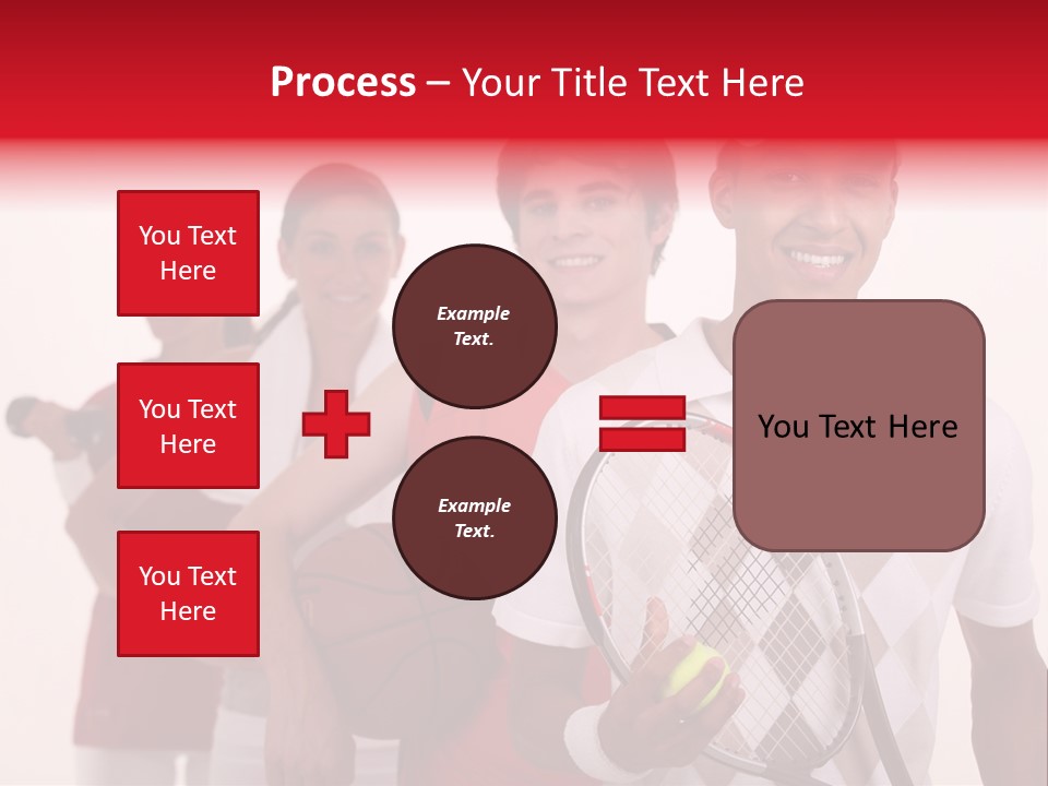 Team Exercise Sportswear PowerPoint Template