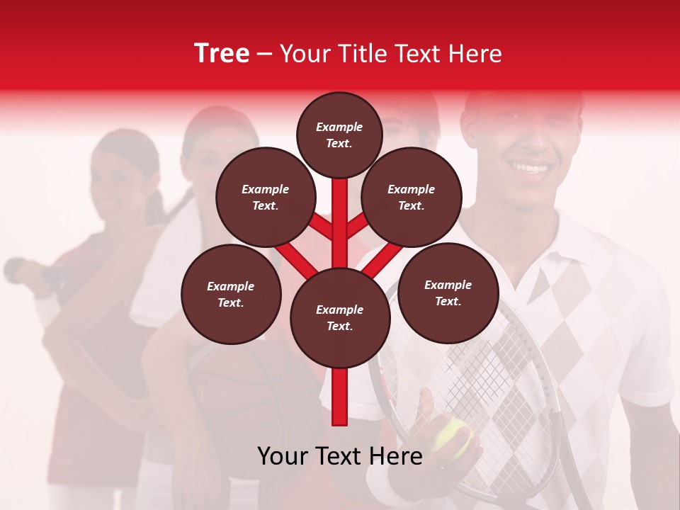 Team Exercise Sportswear PowerPoint Template