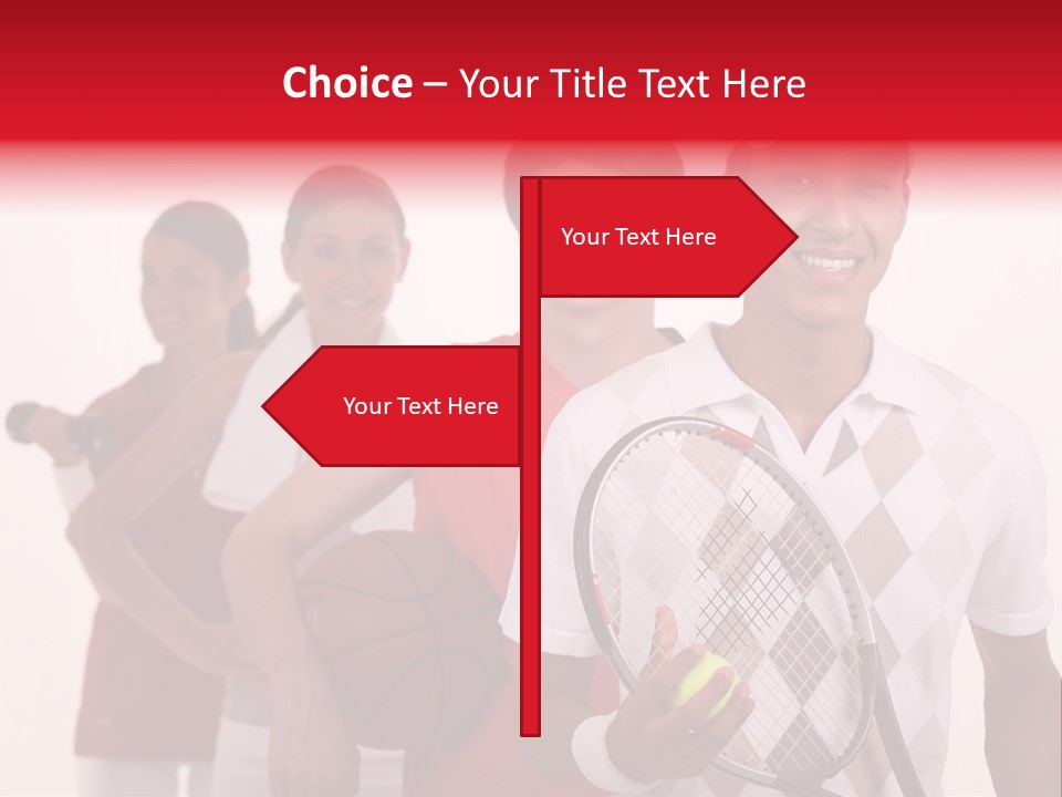 Team Exercise Sportswear PowerPoint Template