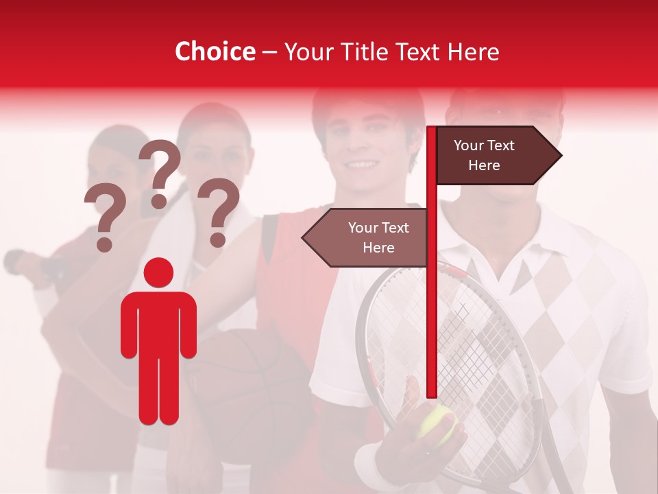 Team Exercise Sportswear PowerPoint Template