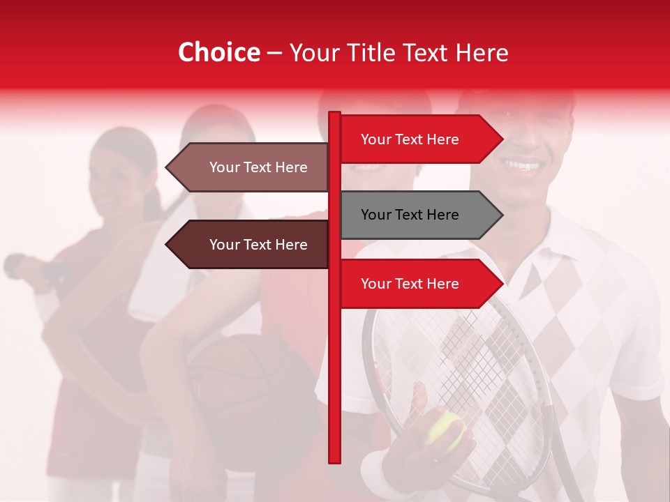 Team Exercise Sportswear PowerPoint Template