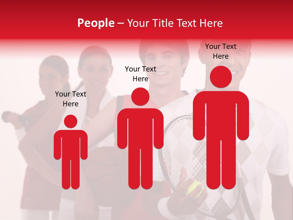 Team Exercise Sportswear PowerPoint Template