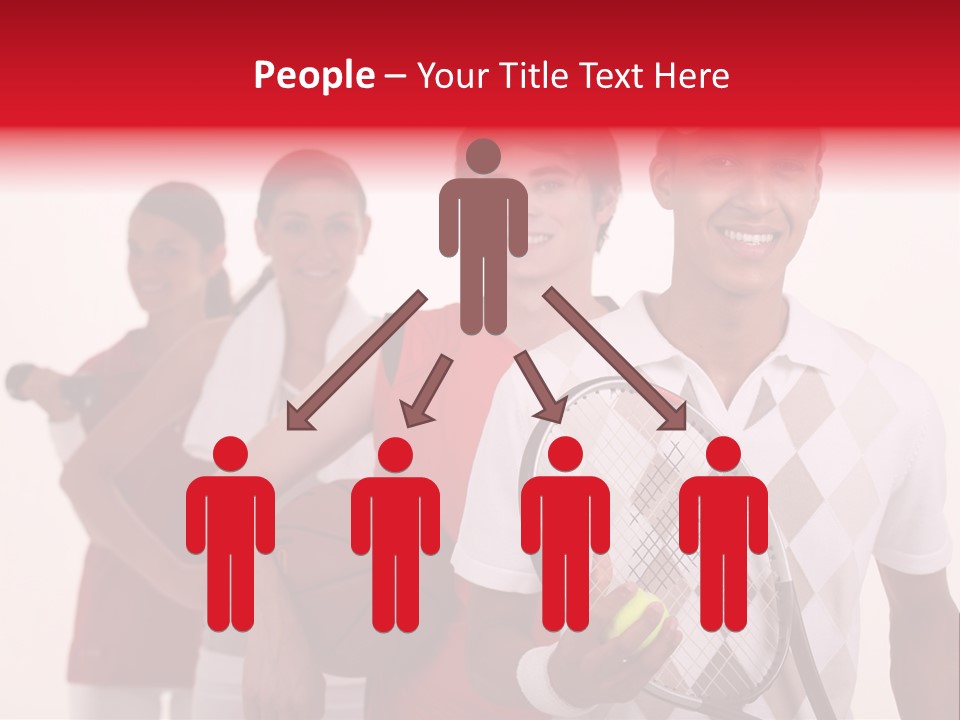 Team Exercise Sportswear PowerPoint Template