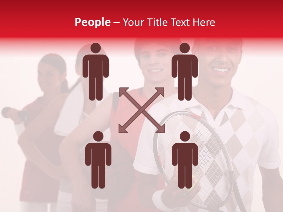 Team Exercise Sportswear PowerPoint Template