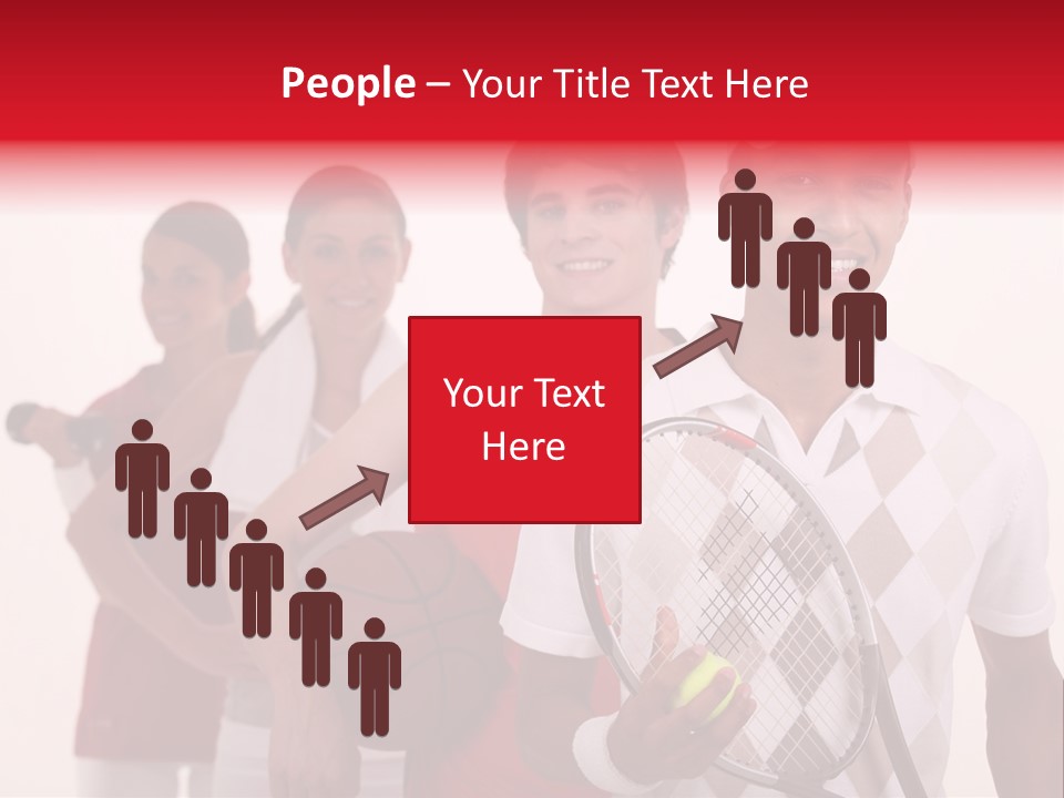 Team Exercise Sportswear PowerPoint Template