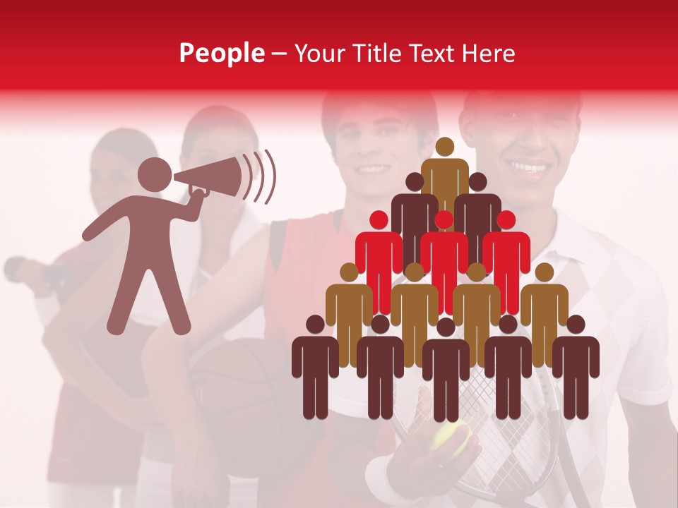 Team Exercise Sportswear PowerPoint Template