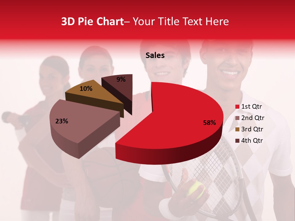 Team Exercise Sportswear PowerPoint Template