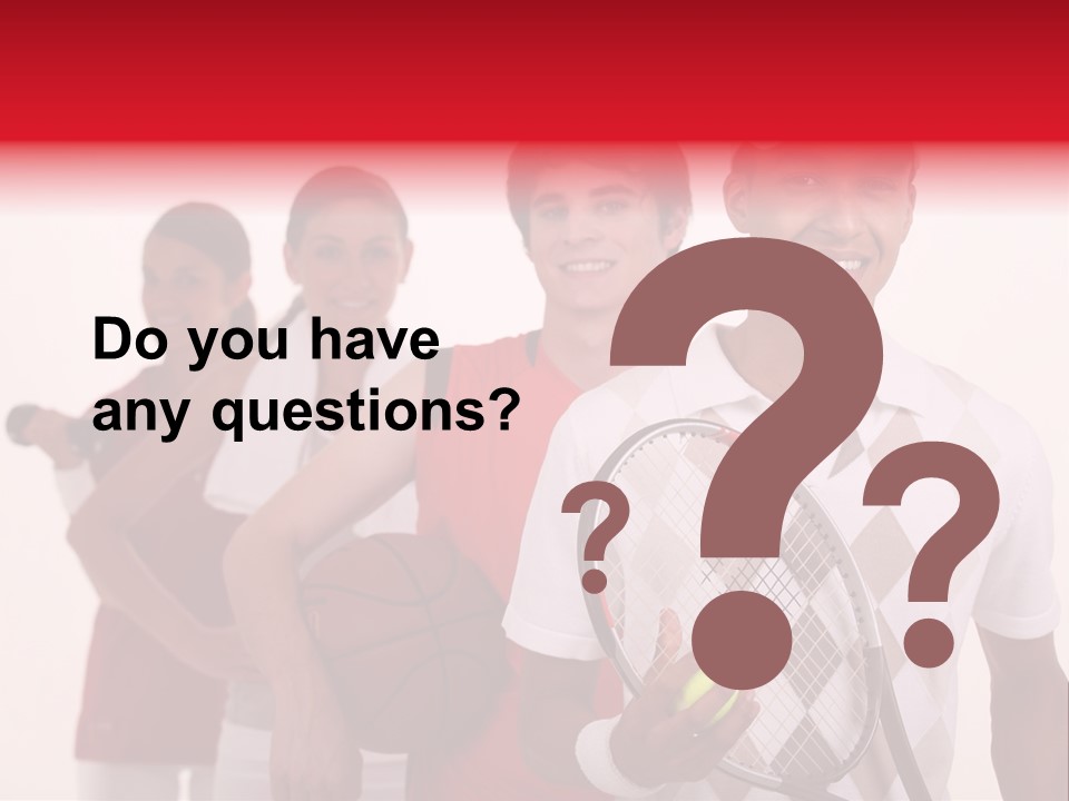 Team Exercise Sportswear PowerPoint Template