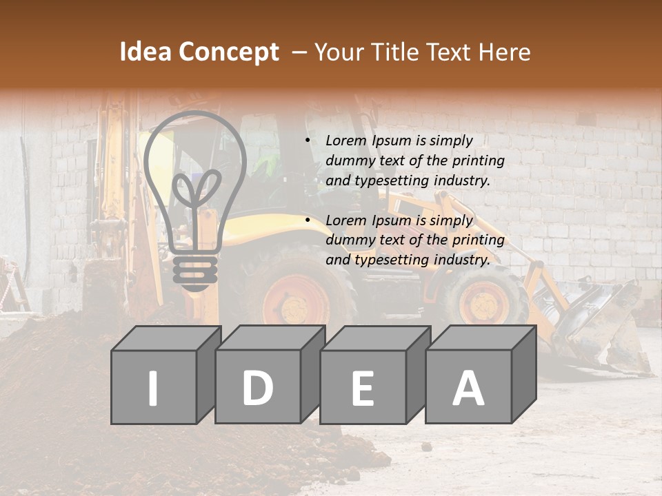 Arm Industrial Work PowerPoint Template