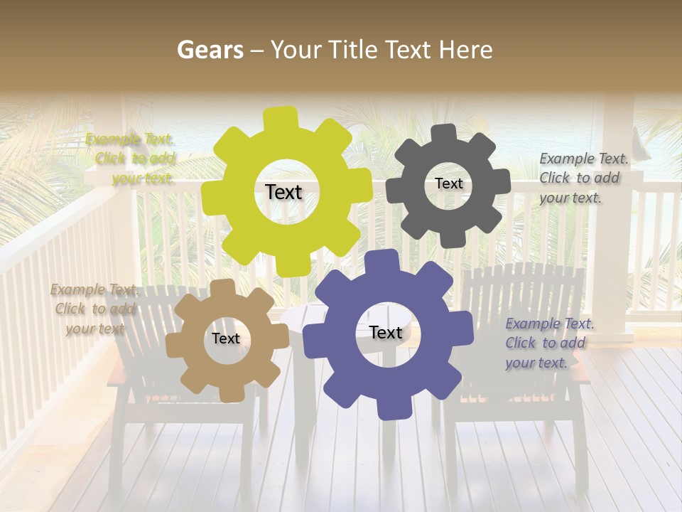 Color Season Table PowerPoint Template