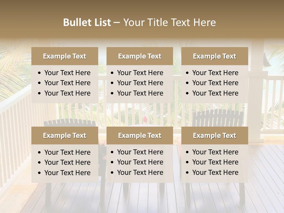 Color Season Table PowerPoint Template