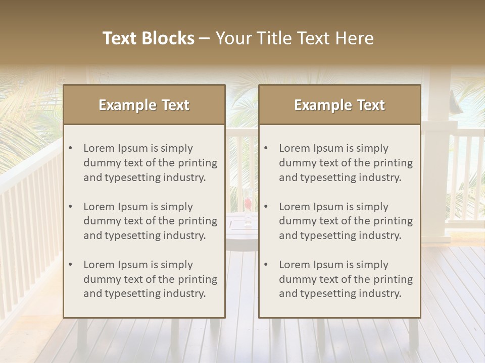 Color Season Table PowerPoint Template