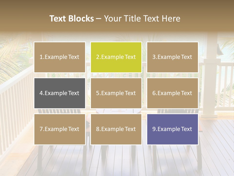 Color Season Table PowerPoint Template
