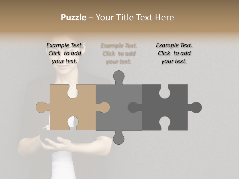 Touch Pad Person Human Hand PowerPoint Template