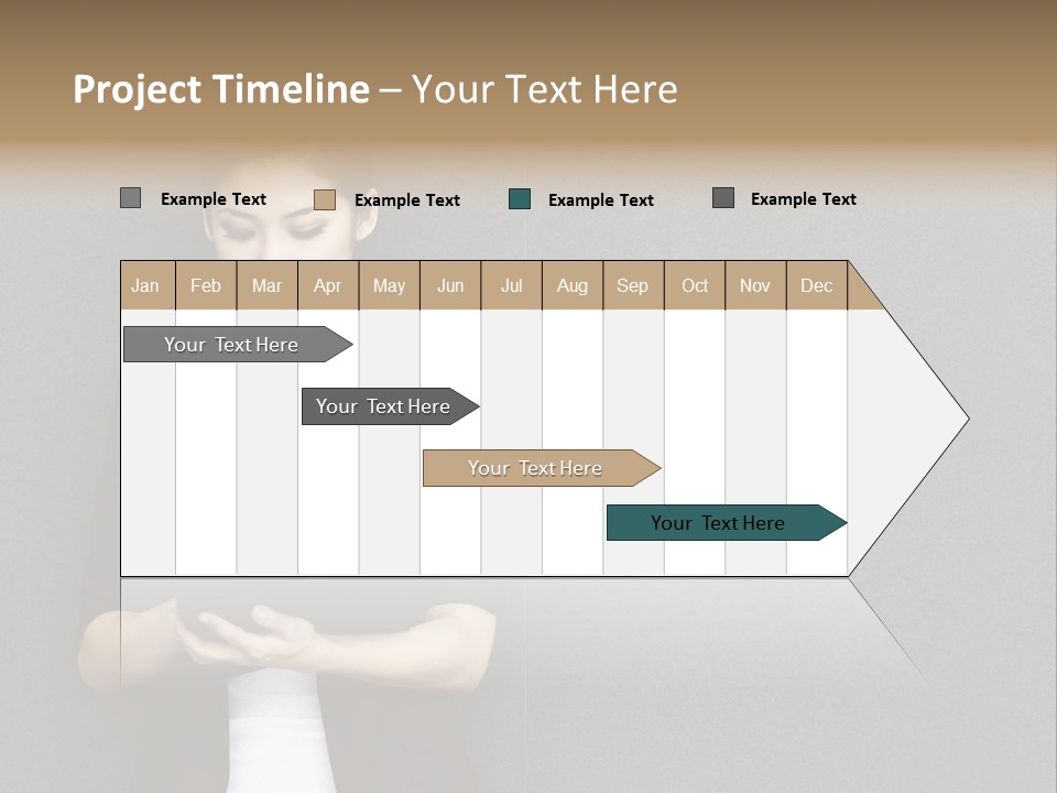 Touch Pad Person Human Hand PowerPoint Template