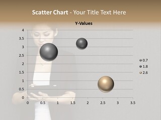 Touch Pad Person Human Hand PowerPoint Template