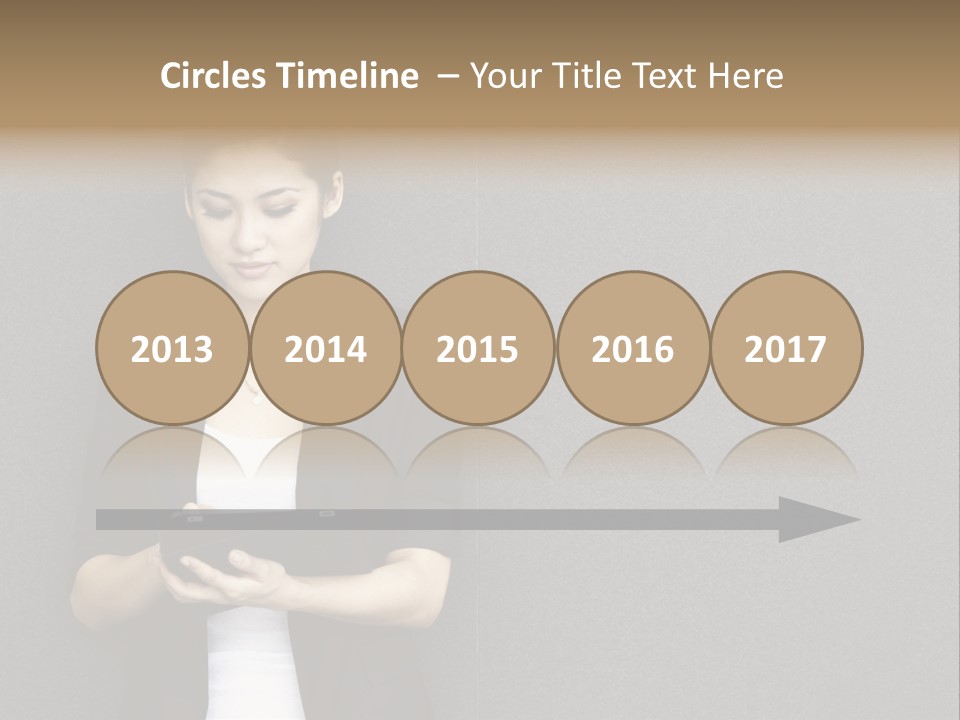 Touch Pad Person Human Hand PowerPoint Template