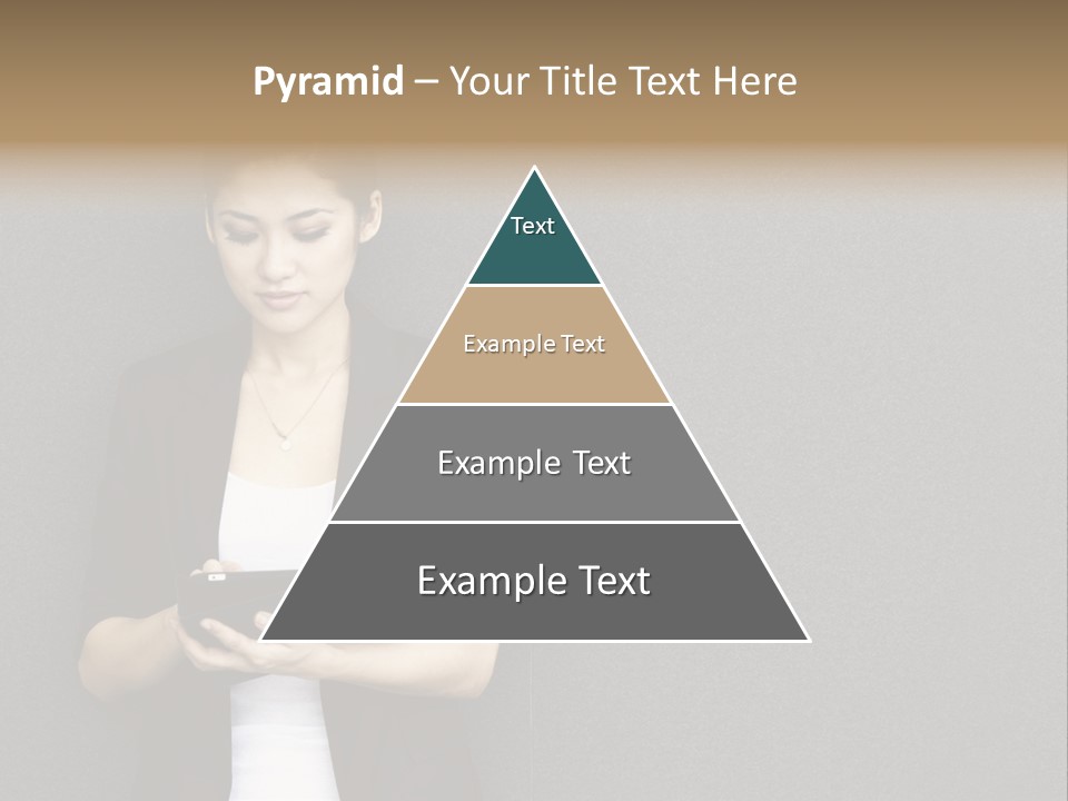 Touch Pad Person Human Hand PowerPoint Template