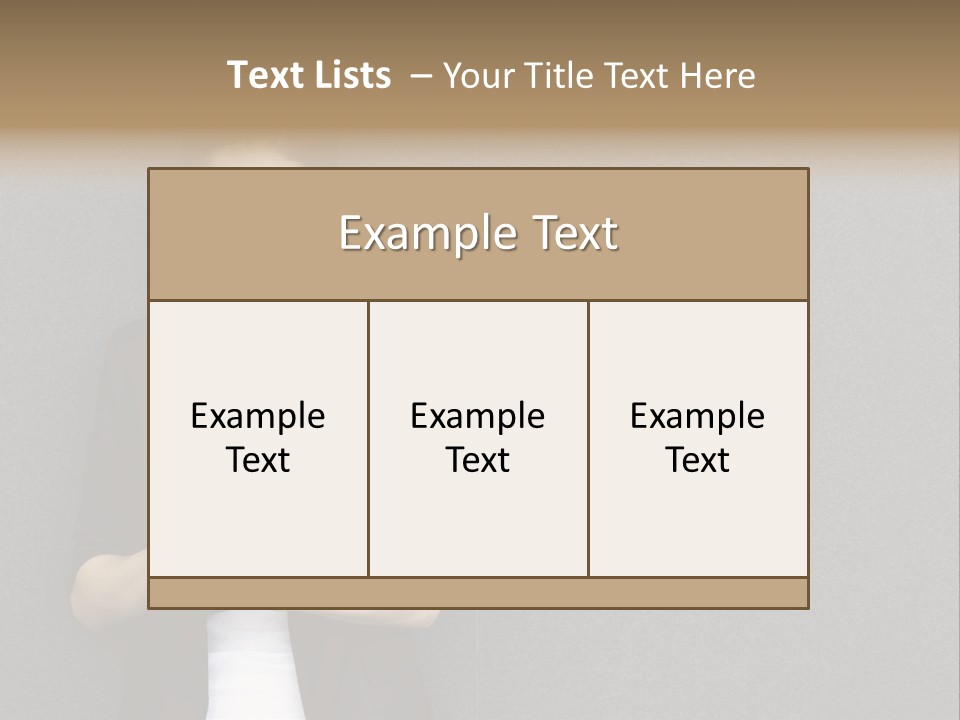 Touch Pad Person Human Hand PowerPoint Template