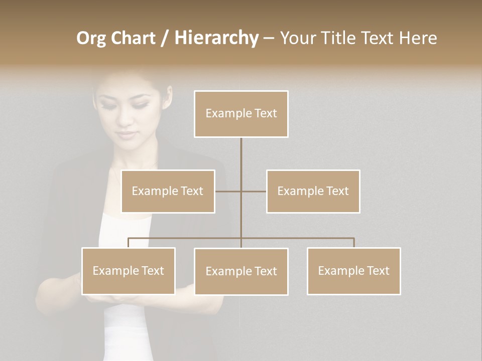 Touch Pad Person Human Hand PowerPoint Template