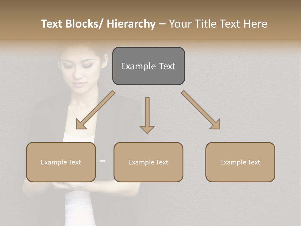 Touch Pad Person Human Hand PowerPoint Template