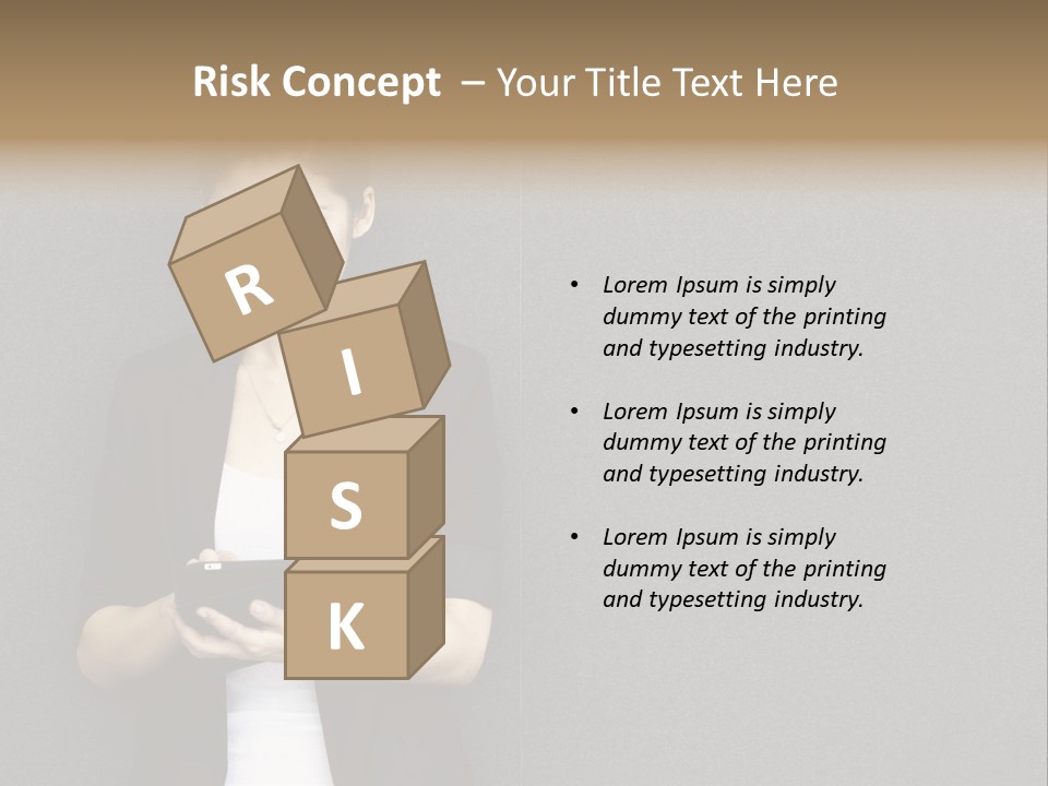 Touch Pad Person Human Hand PowerPoint Template