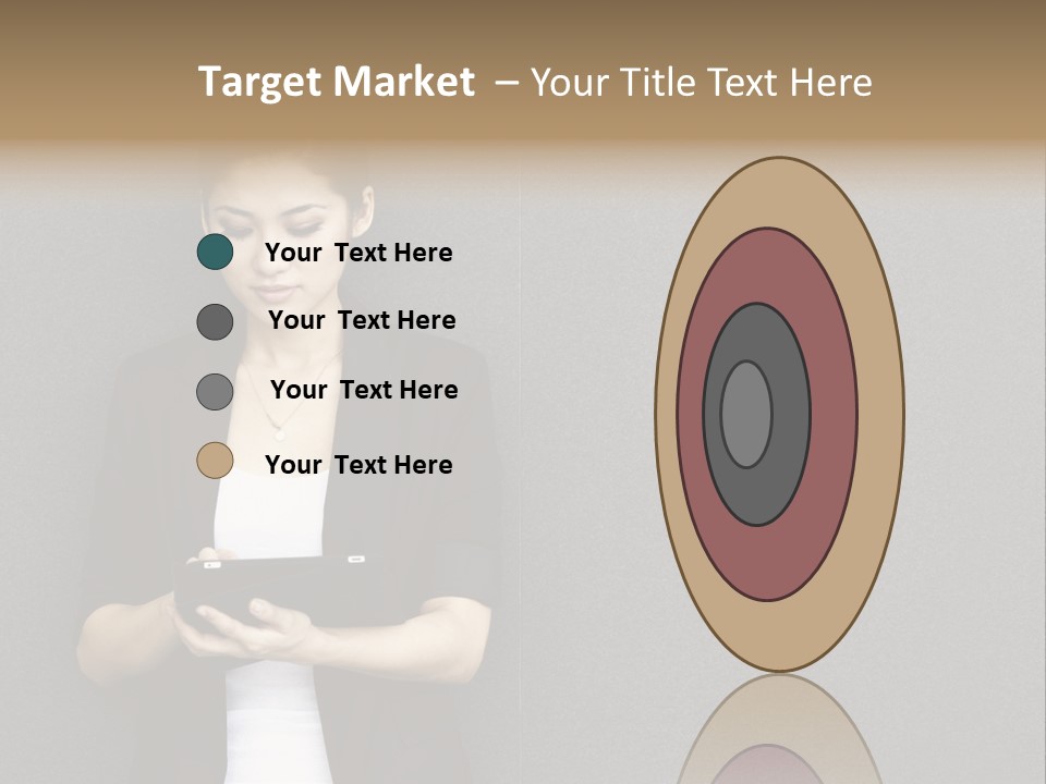 Touch Pad Person Human Hand PowerPoint Template