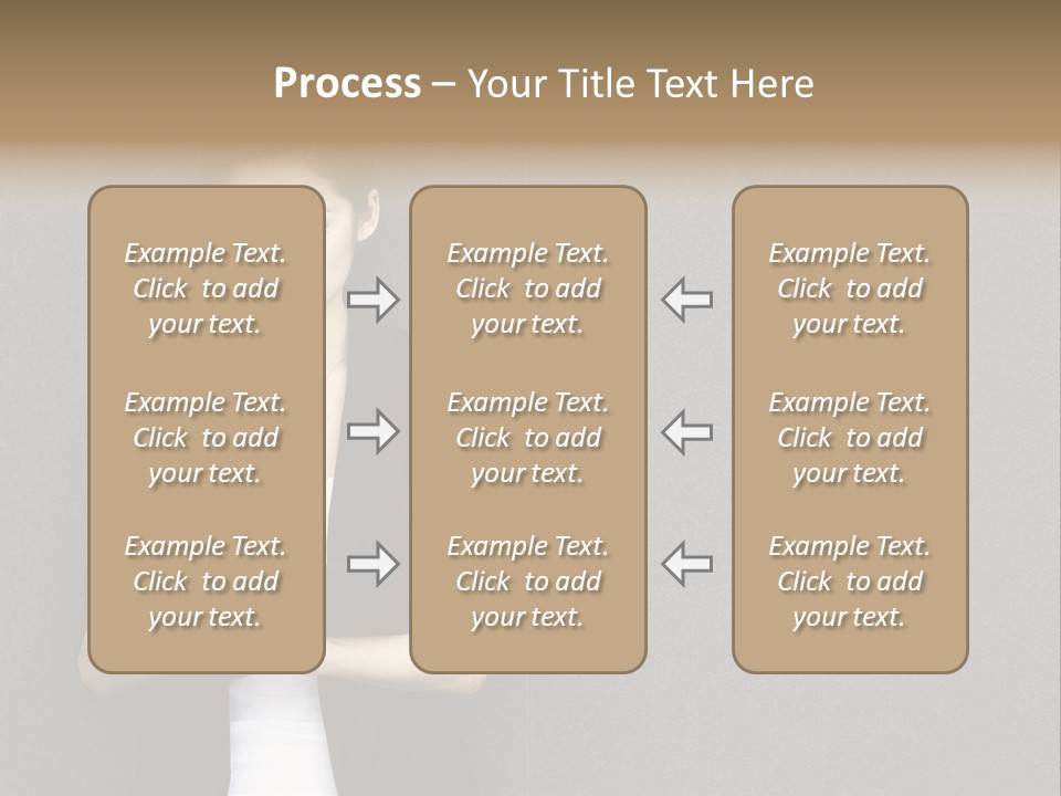 Touch Pad Person Human Hand PowerPoint Template