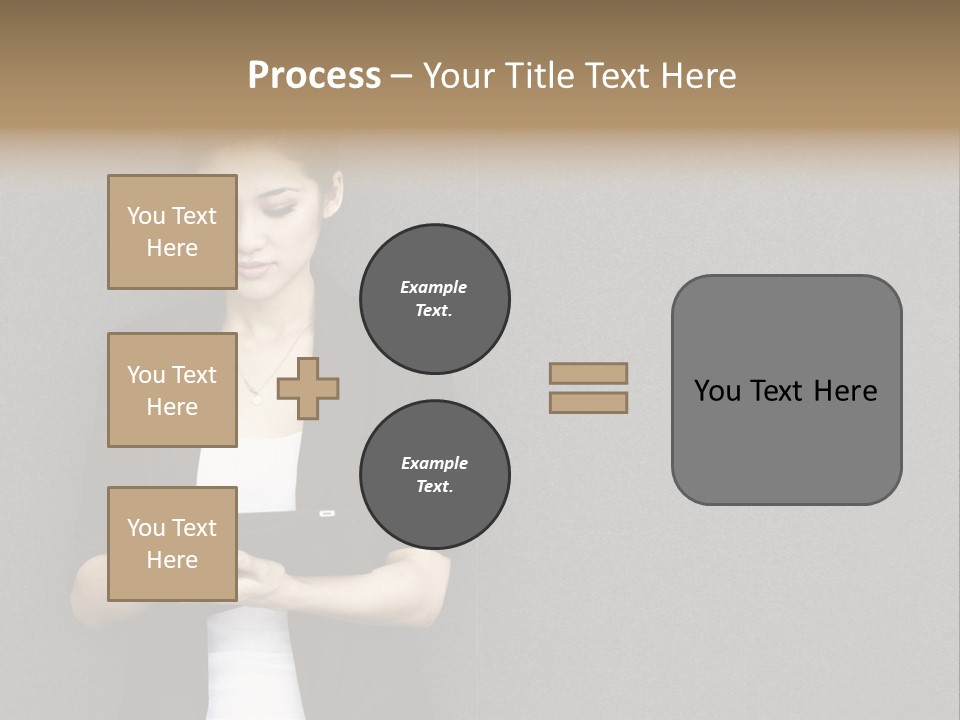 Touch Pad Person Human Hand PowerPoint Template
