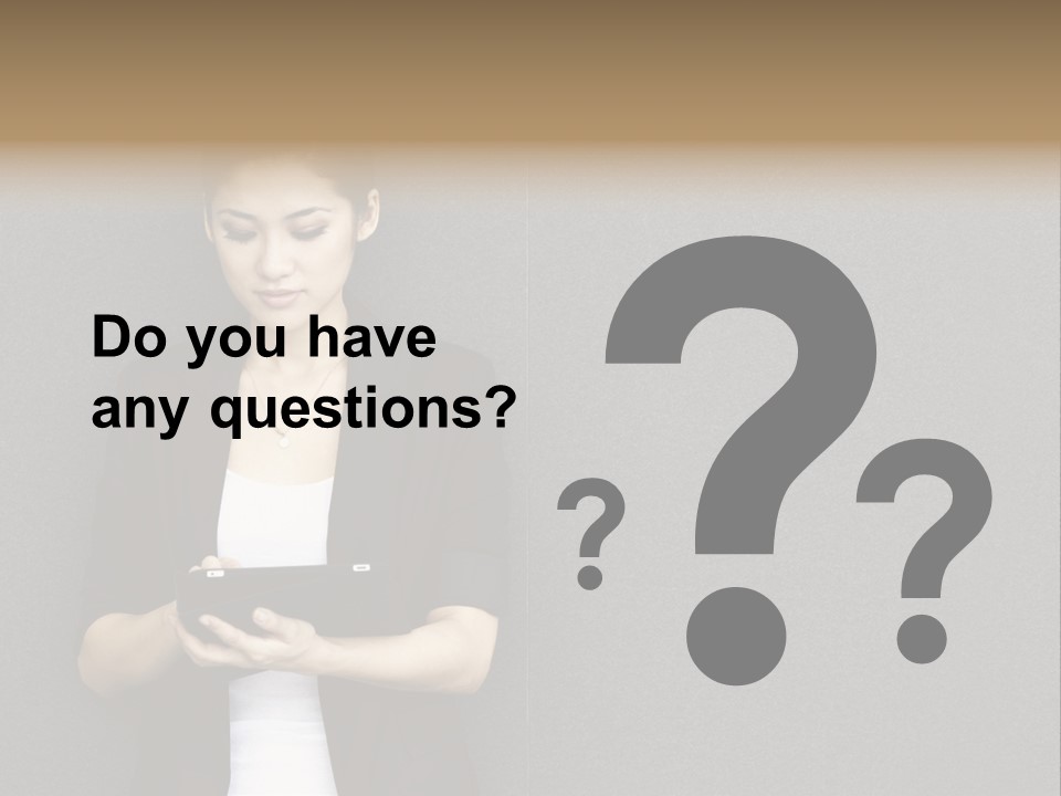 Touch Pad Person Human Hand PowerPoint Template