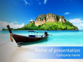 Ocean Trip Tropical PowerPoint Template