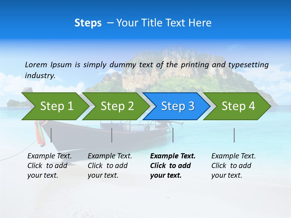 Ocean Trip Tropical PowerPoint Template