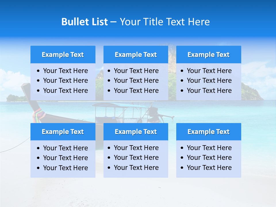 Ocean Trip Tropical PowerPoint Template