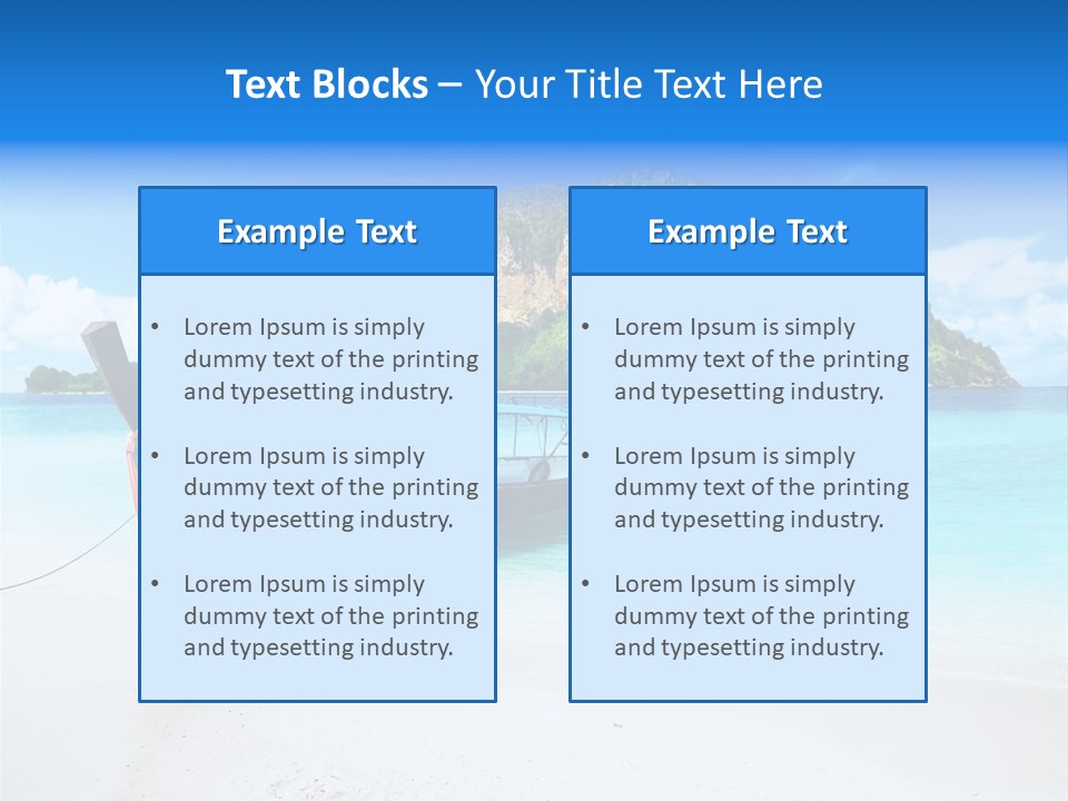 Ocean Trip Tropical PowerPoint Template