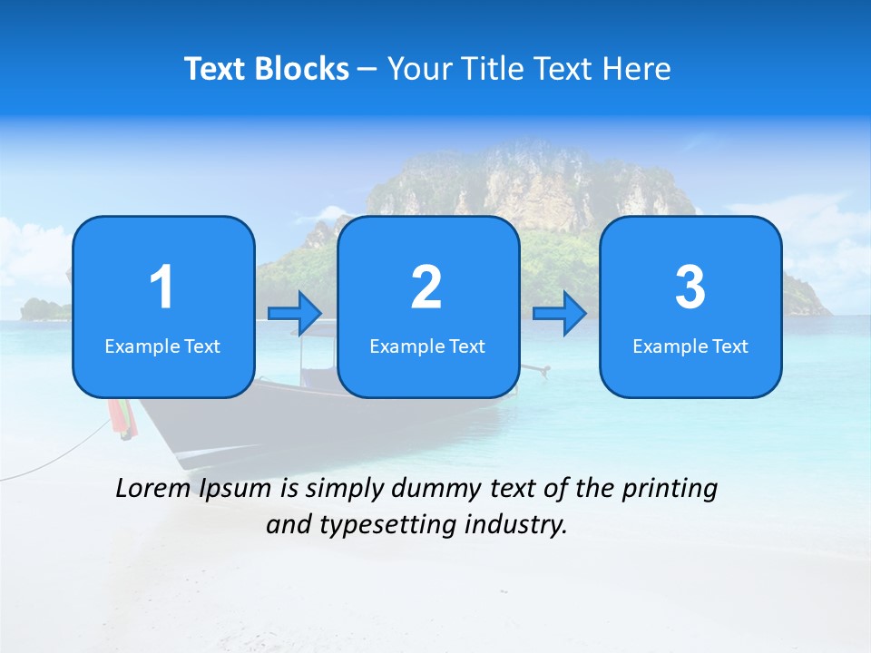 Ocean Trip Tropical PowerPoint Template