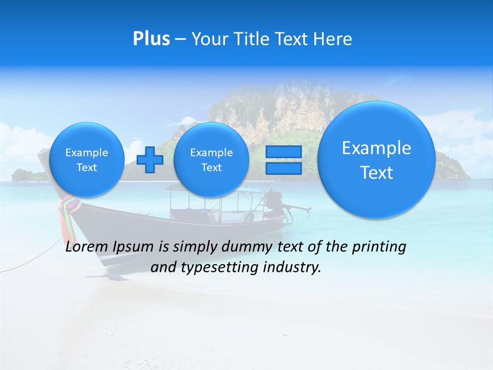 Ocean Trip Tropical PowerPoint Template
