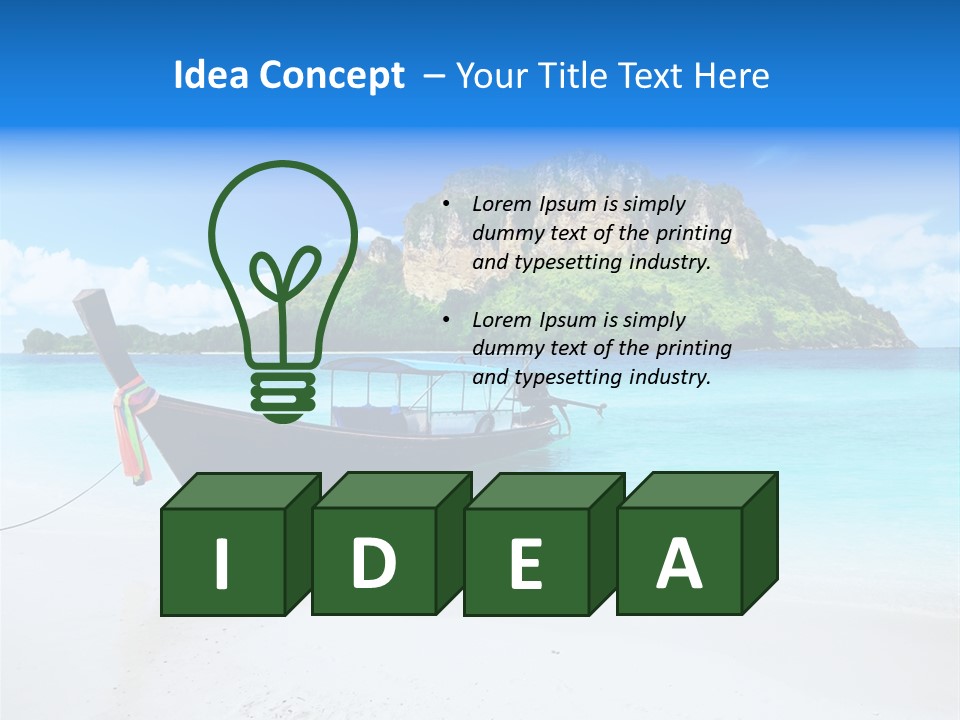 Ocean Trip Tropical PowerPoint Template